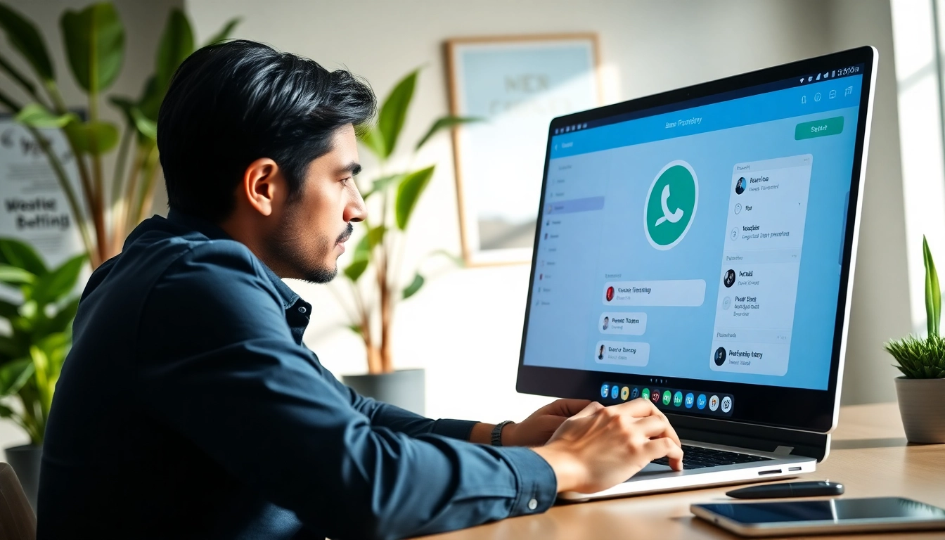 Understand What is a CRM for WhatsApp while using a CRM tool on a laptop in a modern workplace.