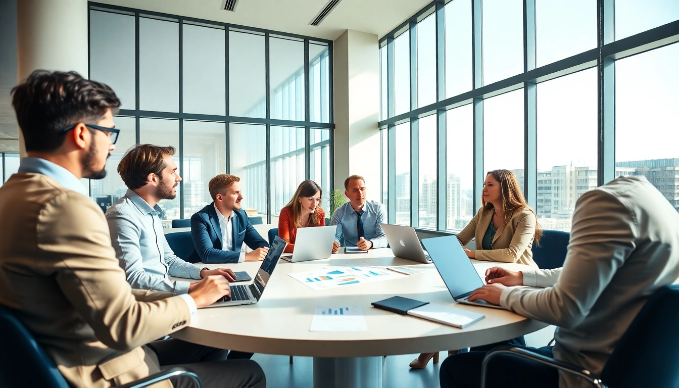 Optimisez votre stratégie avec grhconsultants.fr dans un environnement de bureau collaboratif.