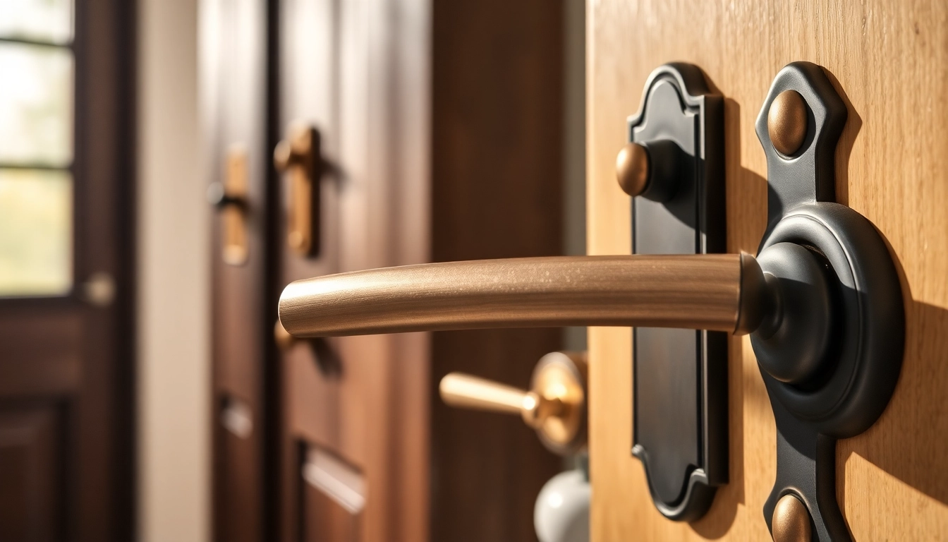 Showcasing the impressive door handles from the Door Handle Company in a stylish home setting.