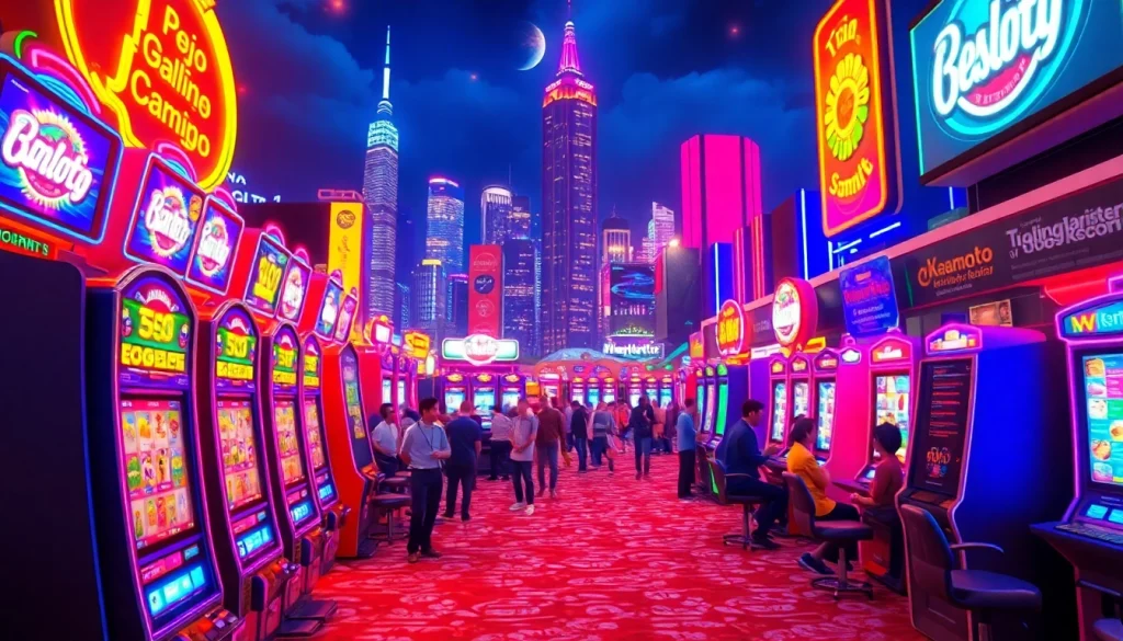 Rasakan keseruan bermain komengtoto dengan slot dan tiket lotere berwarna-warni.