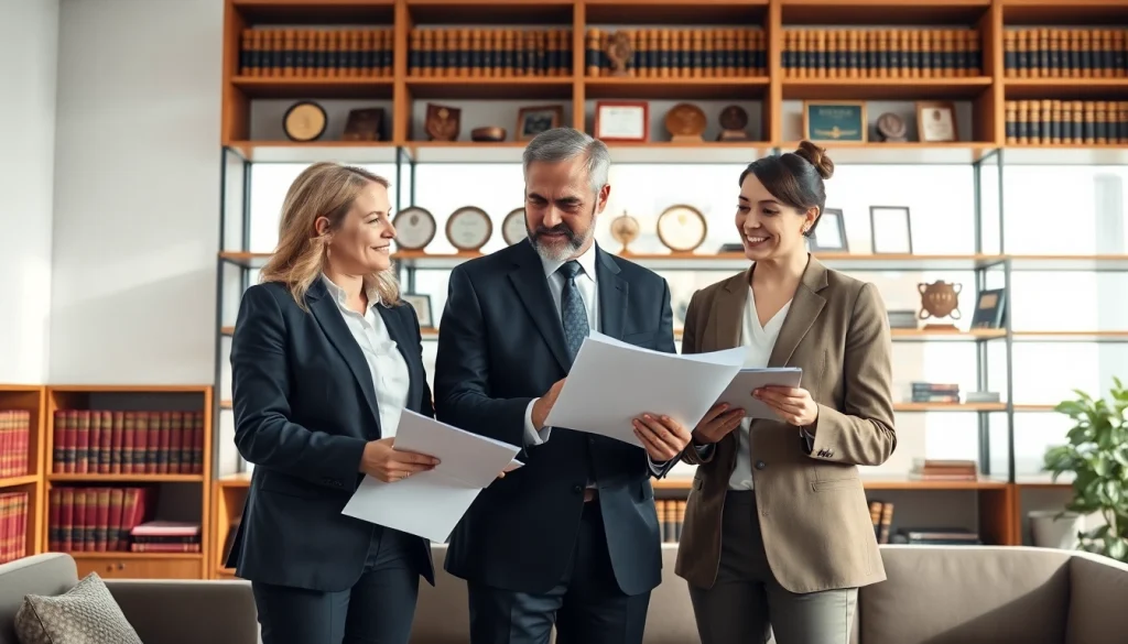 Engaging discussion at https://www.agslawfirm.com between attorney and client in a bright office.