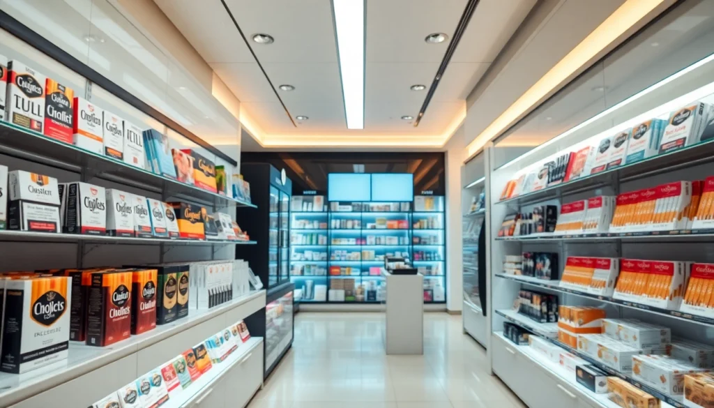 Shop for authentic cigarettes at https://bureenok.com with a vibrant product display.