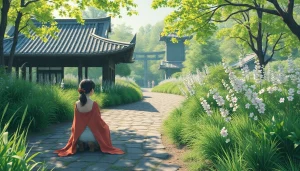 オンライン家庭教師が生徒に教えている様子。テクノロジーを活用した学習環境。