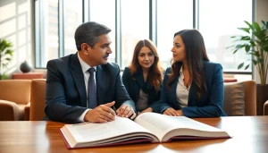 Lawyer consultation illustrating https://www.arcalaw.com services in a professional office.