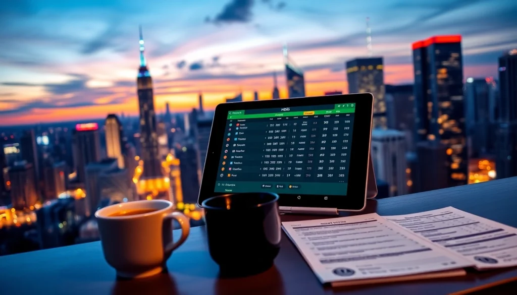 Place bets on sports with a dynamic interface at https://mm88bc.com/ showcasing vibrant city life.