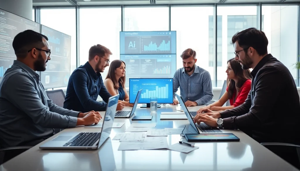 Optimize AI testing solutions with https://www.benchbot.ai in a high-tech collaborative workspace.