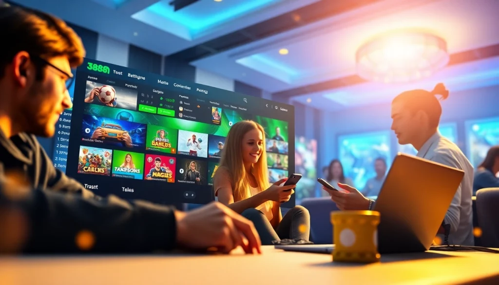 Engaging online gaming experience at 888new with diverse players and modern interface.