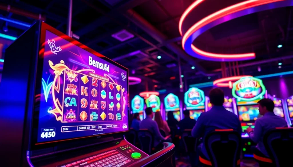 Menampilkan platform bensu4d dalam permainan slot dengan suasana yang energik dan grafis yang tajam.