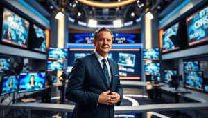 Engage with CNN Live Stream for real-time news and insights in a dynamic broadcasting setting.