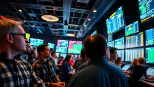 Discover the best sports betting sites for Mexico with diverse bettors in an energetic sportsbook atmosphere.
