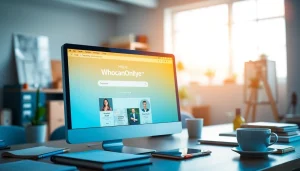 Explore the vibrant interface of https://whocanonline.com with engaging digital workspace.