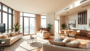 Eine Wohnung zum Verkauf auf https://wohnung-verkaufen.immobilien mit modernem Interieur und einladendem Ambiente.