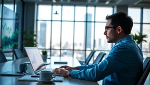 Analyze data and enhance strategies at https://solarxmedia.com in a professional office setting.