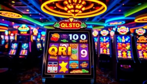 Menggoda pemain dengan grafik menarik pada QRIS108 Slot di kasino yang cerah.