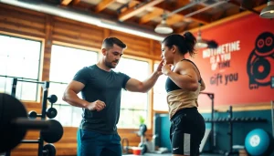 Train effectively with 888new tips from a personal trainer in a bright, motivational gym.