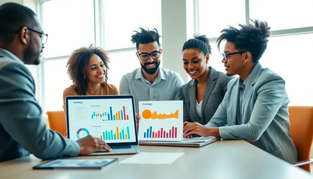 Enhancing business strategies at https://fhpts.com with professionals collaborating in a modern workspace.