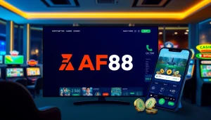 AF88 online platform showcasing betting options and payment methods.