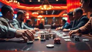 Menangkan permainan Domino88 poker game dengan strategi brilian dan kerjasama dalam suasana kasino yang mendebarkan.