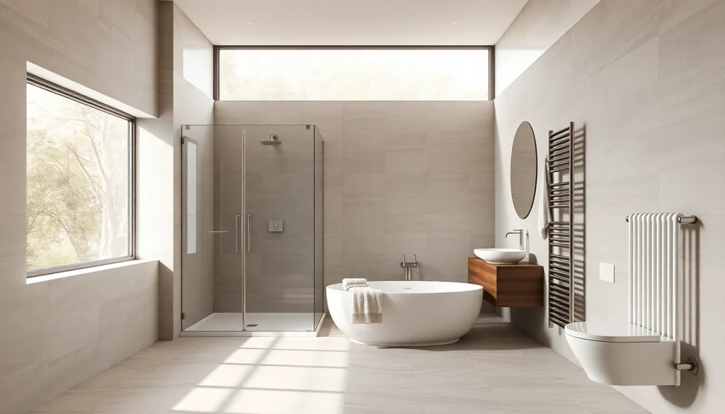 Verbessern Sie Ihr Badezimmer mit sonni sanitär Produkten wie eleganten Duschkabinen und Heizkörpern.