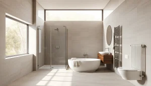 Verbessern Sie Ihr Badezimmer mit sonni sanitär Produkten wie eleganten Duschkabinen und Heizkörpern.