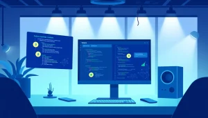 Visual representation of the Solana Token Creator showcasing digital tokens and blockchain technology.