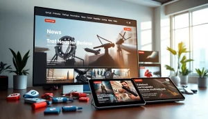 Engaging digital news platform https://newsharbor.com.ua displaying various trending news articles effectively.