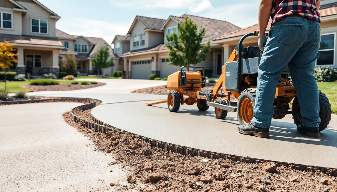 Expert Concrete Solutions for Driveways and Commercial Paving by www.1stconcretecontractor.com