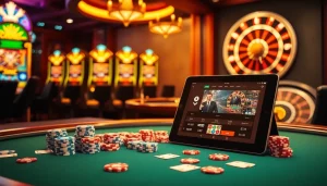 Experience high-stakes poker excitement with chips and cards at https://xx88.today/ in a luxurious casino setting.