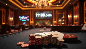 Winning at the casino with exciting games available at https://f168info.com/ and elegant poker displays.