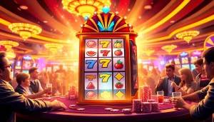 Putar slot matador168 dalam suasana kasino yang meriah, penuh kegembiraan.