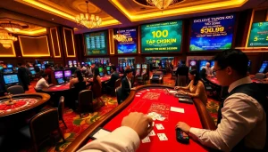 Betting passionately at TẬP ĐOÀN KJC's luxurious casino, with vibrant tables and premium game offerings.