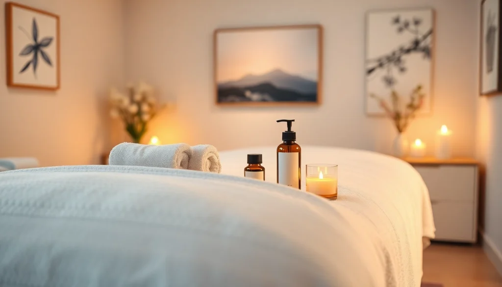 여성전용마사지 환경에서 편안한 스파 분위기를 연출한 이미지입니다.