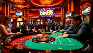 Experience the excitement at nhà cái bet88 with vibrant casino games and intense poker action.