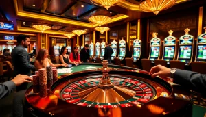 Exciting roulette gameplay at an MM88 casino, showcasing thrilling gambling action.