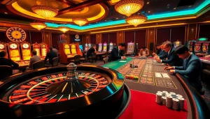 Placing bets at the luxurious casino table at https://rr88.pizza/, capturing the excitement of gambling.
