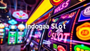 Menggambarkan permainan slot online Indosga slot dengan tampilan menarik dan pencahayaan cerah.