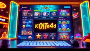 Kode4d vibrant online gaming interface showcasing exciting slot games.