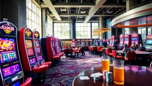 Experience the best online casinos in Canada with vibrant gaming setups and exciting gameplay.