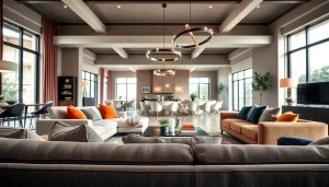 Stylish modern furniture set from https://deco2.gr creating a contemporary living space.