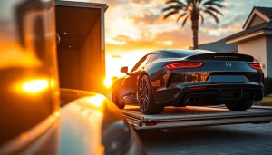 Securely transport your luxury vehicle with https://luxuryautocarriers.com in an elegant setting.