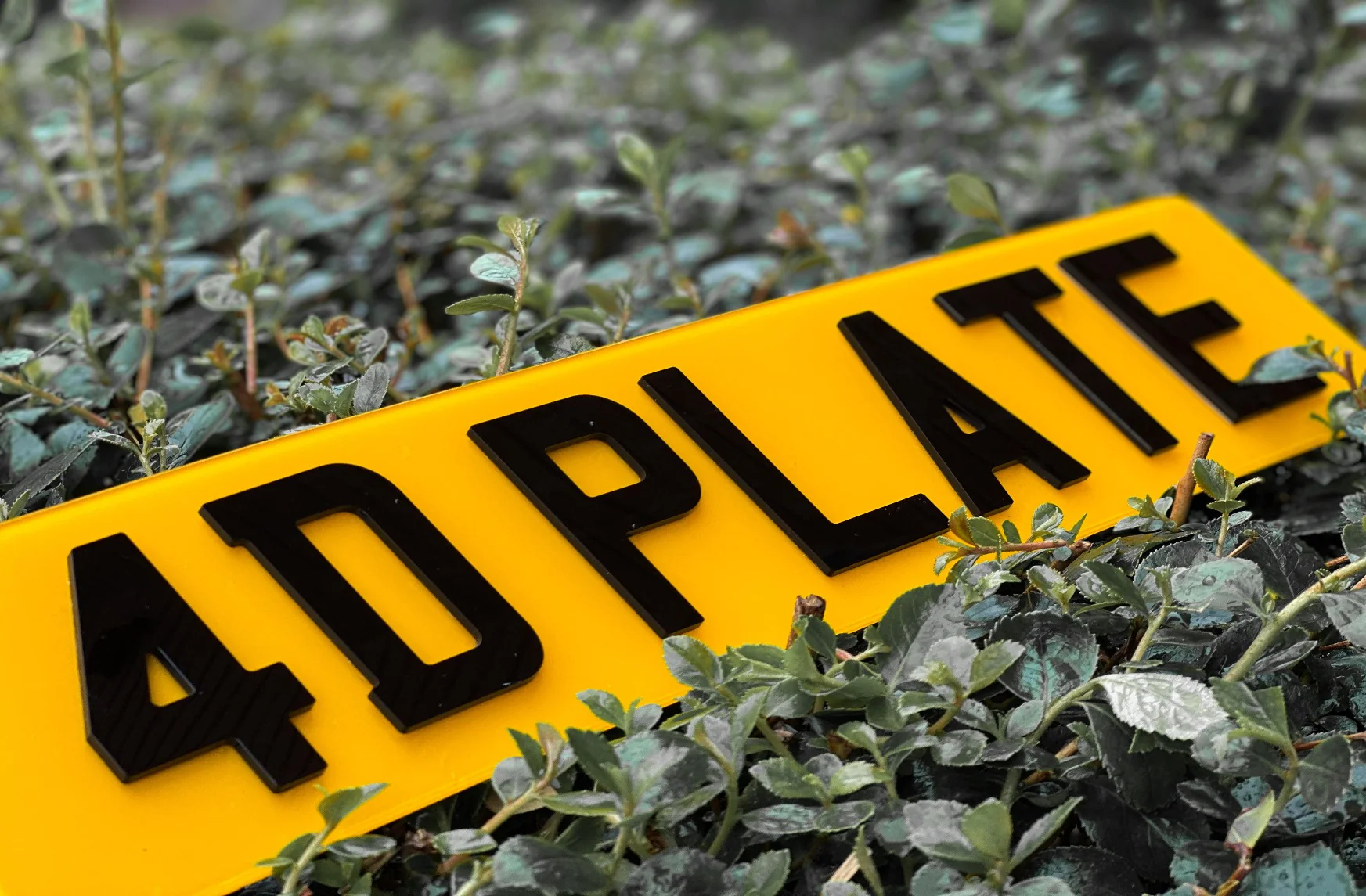 Premium 4D Number Plate Maker in the UK | Legal Show Plates