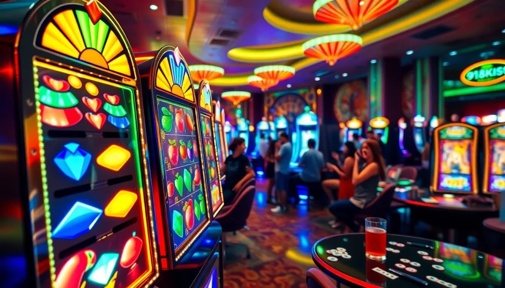 สนุกกับการเล่น 918kiss slot ที่เต็มไปด้วยสีสันและความตื่นเต้นในคาสิโน