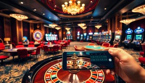 Experience thrilling gaming at https://topclub.site/ with high-end casino tables and vibrant roulette wheels.
