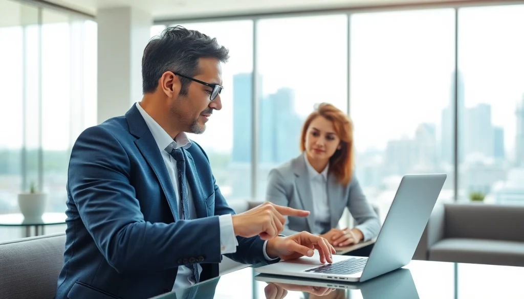 카드현금화 방법을 상담하는 금융 전문가와 고객의 모습