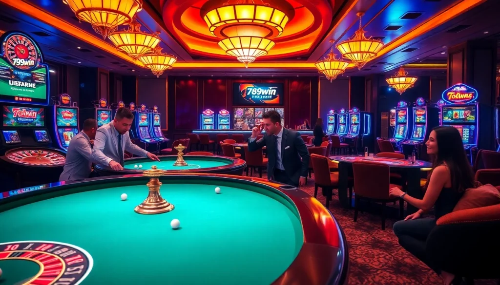 Experience thrilling gameplay at 789win com with vibrant casino tables and engaging online gambling ambiance.