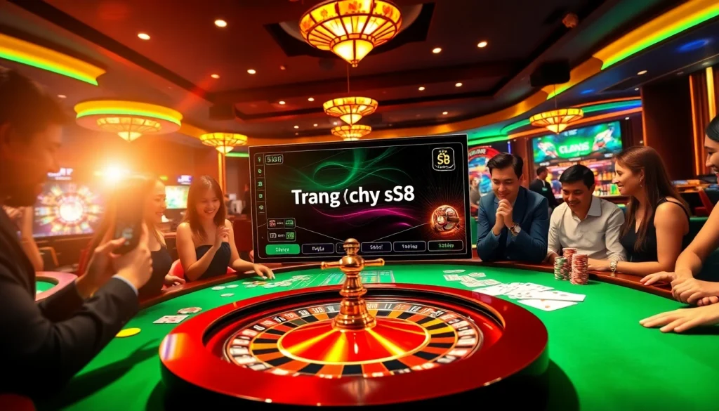 Experience the thrilling excitement of gambling at Trang chủ S8 with vibrant casino games.