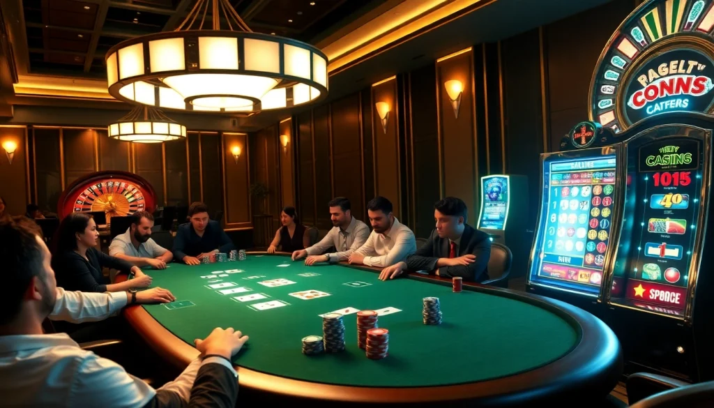Experience the excitement of a poker game at https://hay88.deal/ with rich colors and high-stakes chips.