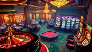 Engage in exhilarating gameplay at TX88 with vibrant casino tables and thrilling slot machines.