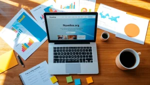 Nuvelios.org의 효과적인 디지털 마케팅 전략을 펼치는 웍스페이스 모습