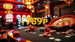 Exciting casino action with immersive table games showcasing 789p's vibrant poker chips and roulette.